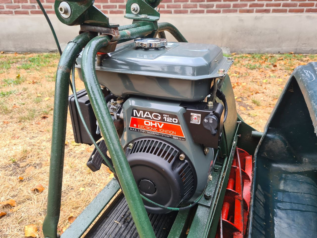 Atco kooimaaier 65 cm werkbreedte Kubota Mag 120 motor.