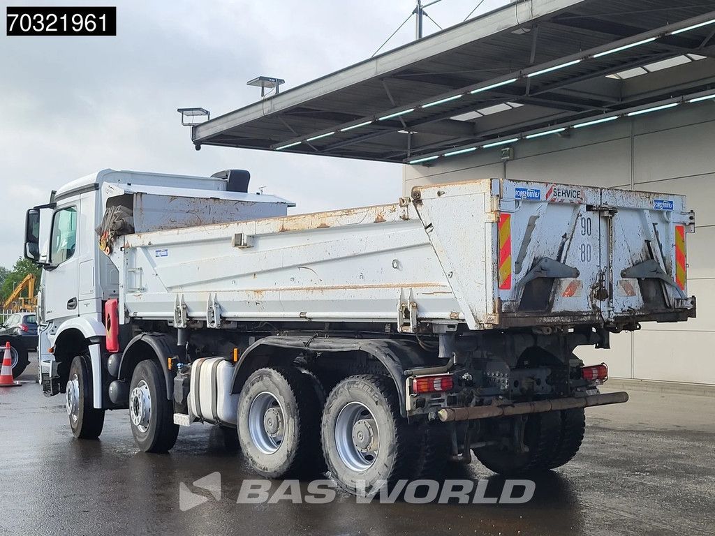 Mercedes Arocs 3243 8X4 11m3 2-way tipper steelsuspension Big-Axle Automatic Euro 6