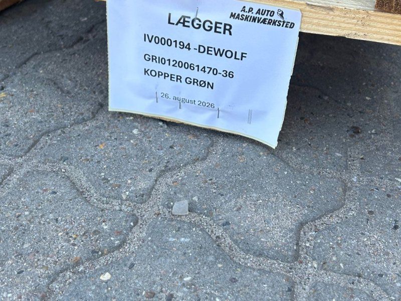 Dewulf Læggebånd gul + grøn
