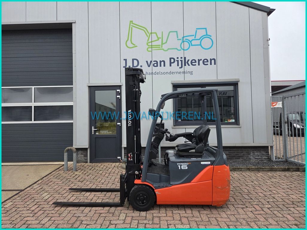 Toyota 8FBEKT16 1600kg 3292uur + triplex 5.5m + sideshift