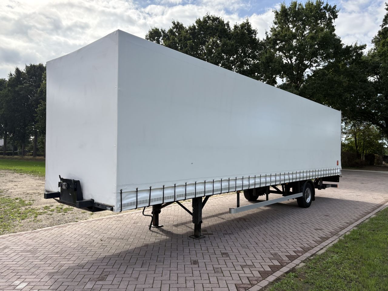 Be oplegger 7 TON DRAF huifzeilen met laadklep