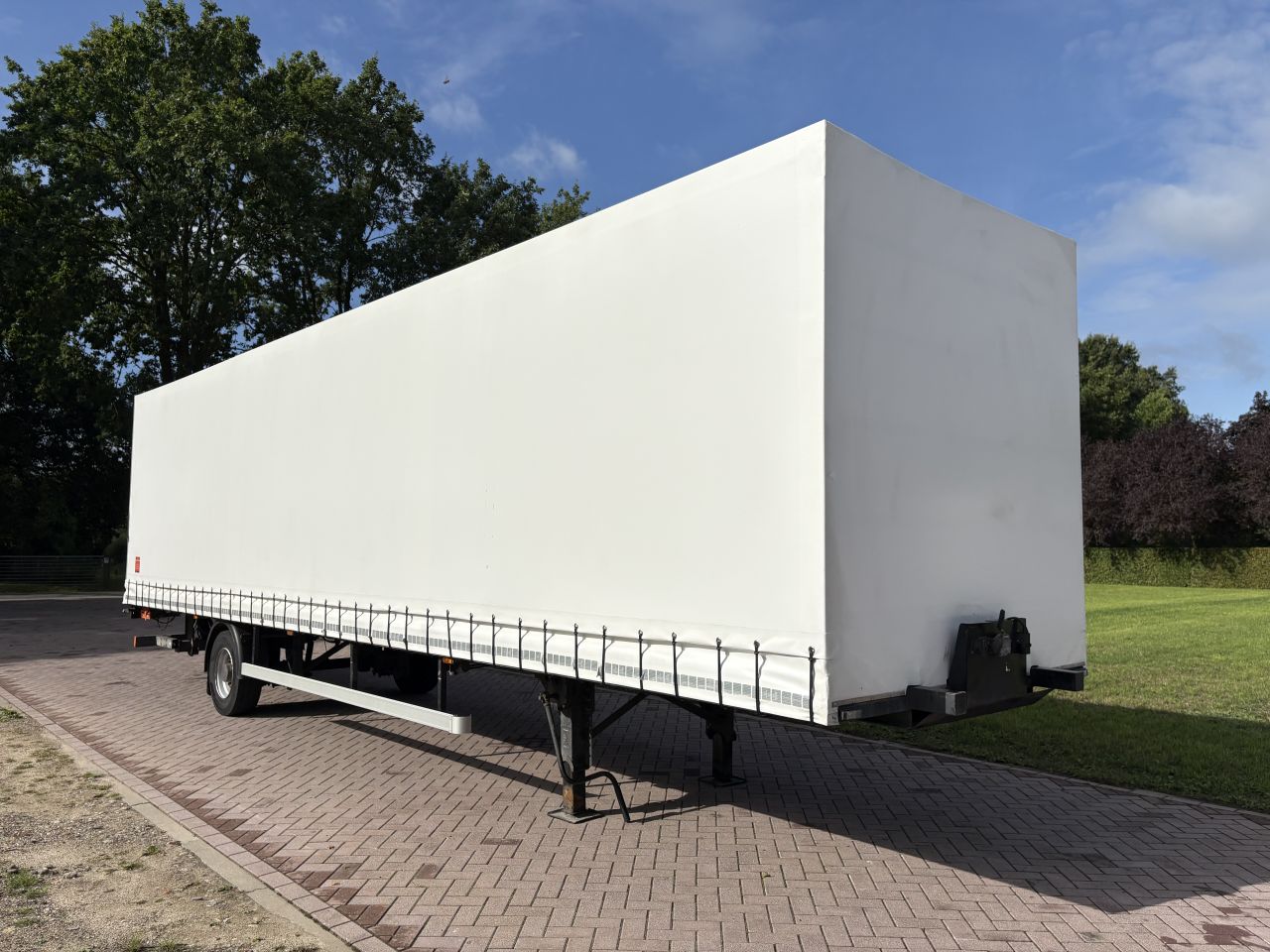Be oplegger 7 TON DRAF huifzeilen met laadklep