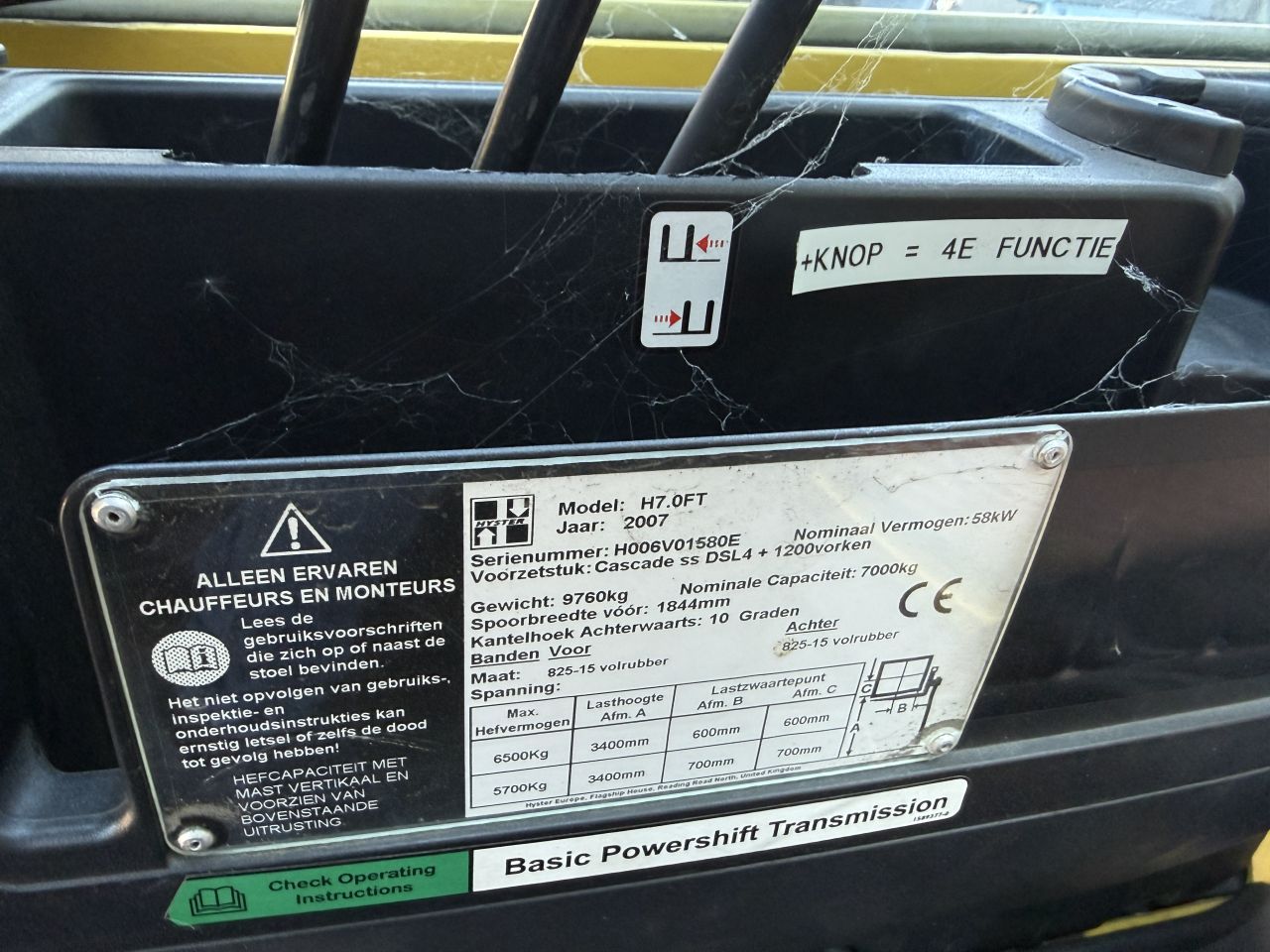Hyster heftruck