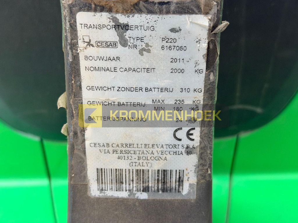 Cesab P 220 2000 kg KH10387
