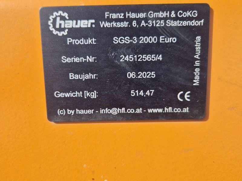 Hauer Silagegreifschaufel SGS 3