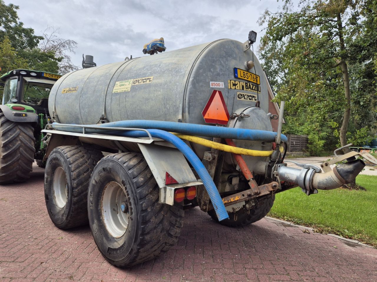 Bazzoli mesttank transporttank watertank 8500 liter 8,5 kuub