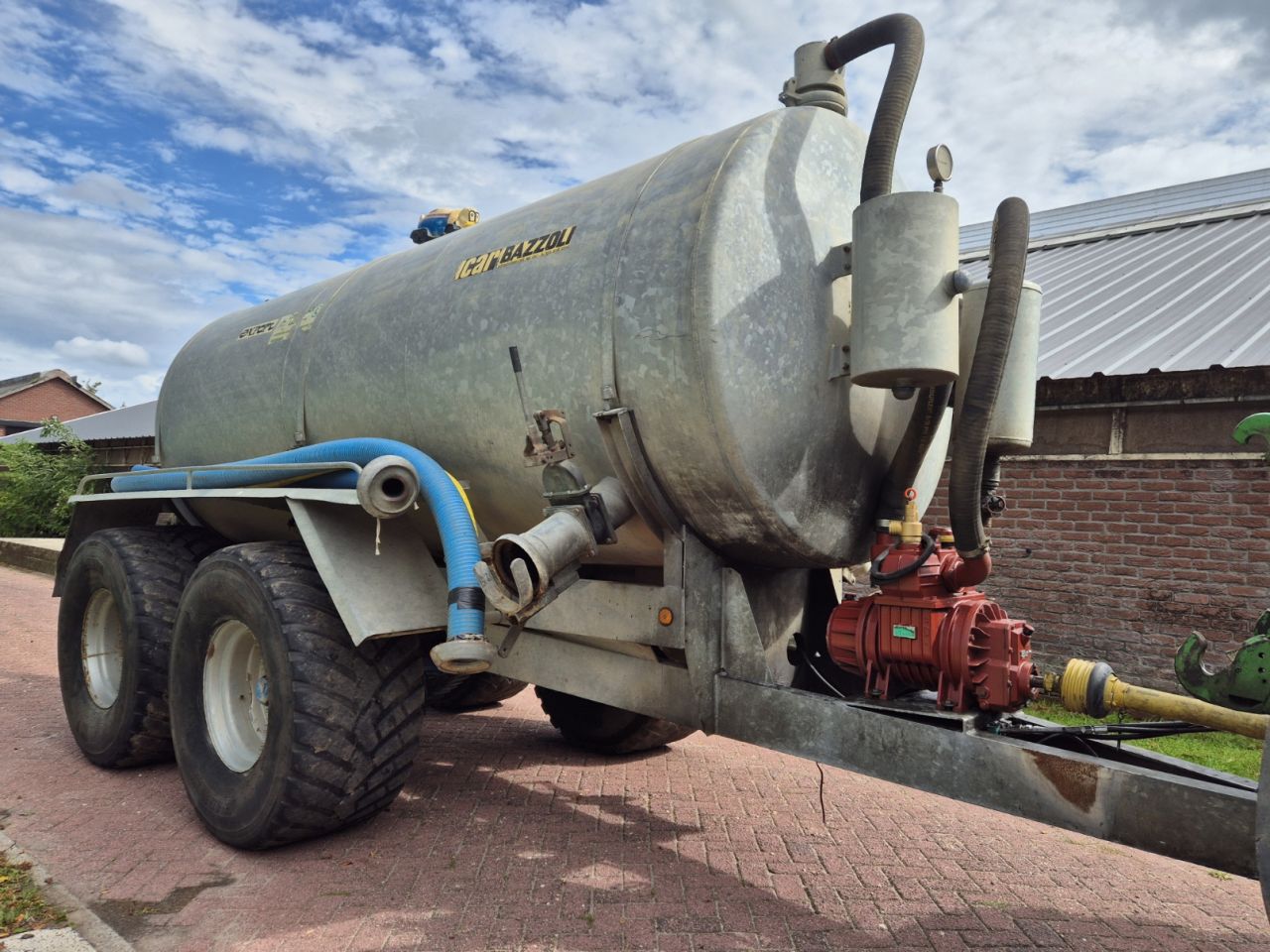 Bazzoli mesttank transporttank watertank 8500 liter 8,5 kuub