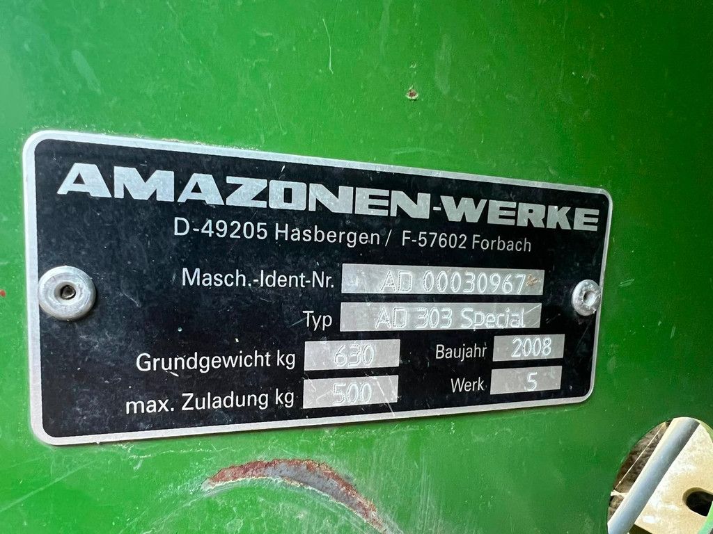 Evers Cultivator Mustang, Amazone AD303 Special
