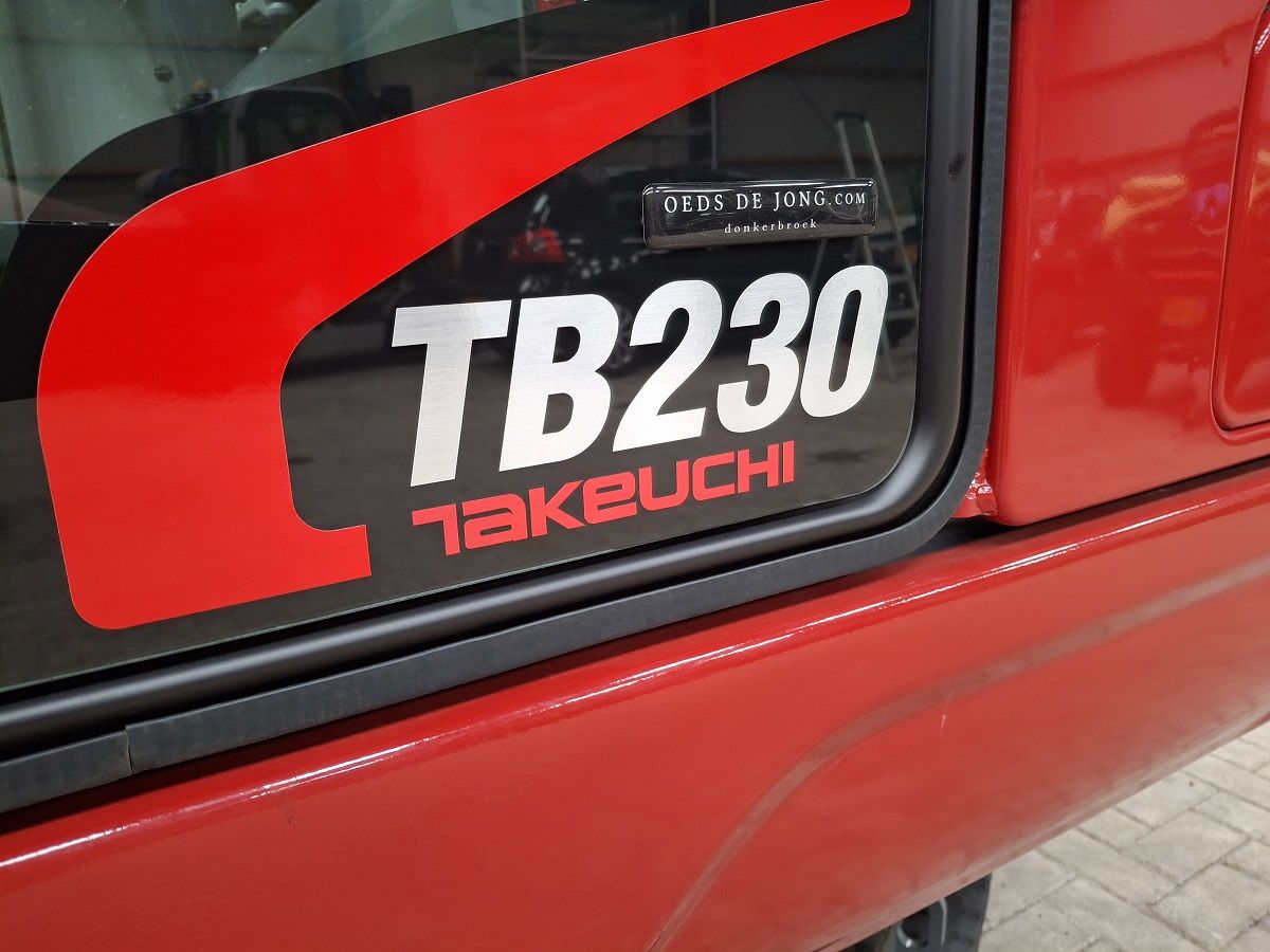 Takeuchi TB230, minigraver, minikraan, BJ2026, Nieuw!