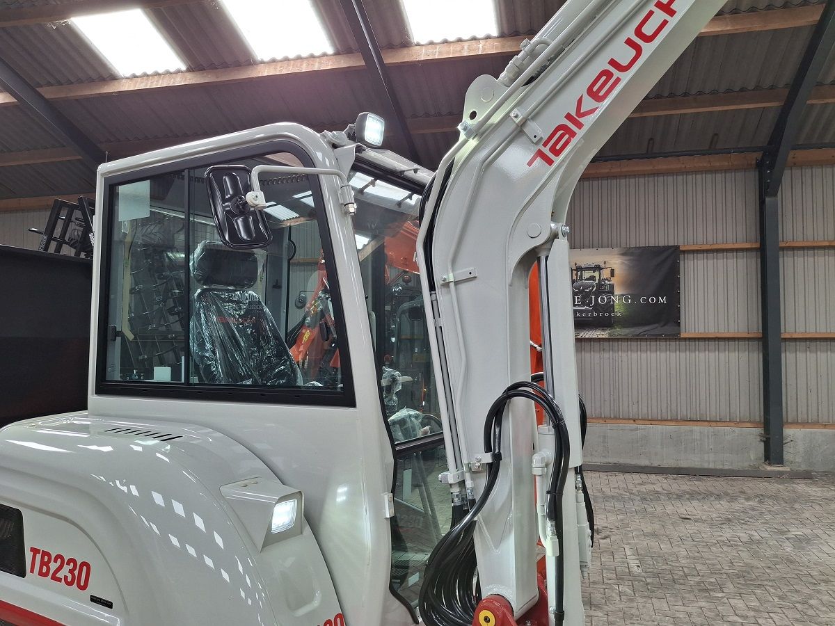 Takeuchi TB230, minigraver, minikraan, BJ2026, Nieuw!
