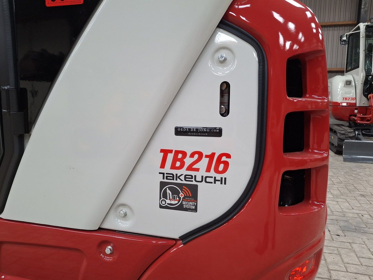 Takeuchi TB216, minigraver, minikraan, BJ2026, Nieuw!