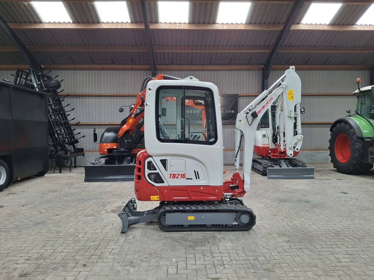 Takeuchi TB216, minigraver, minikraan, BJ2026, Nieuw!