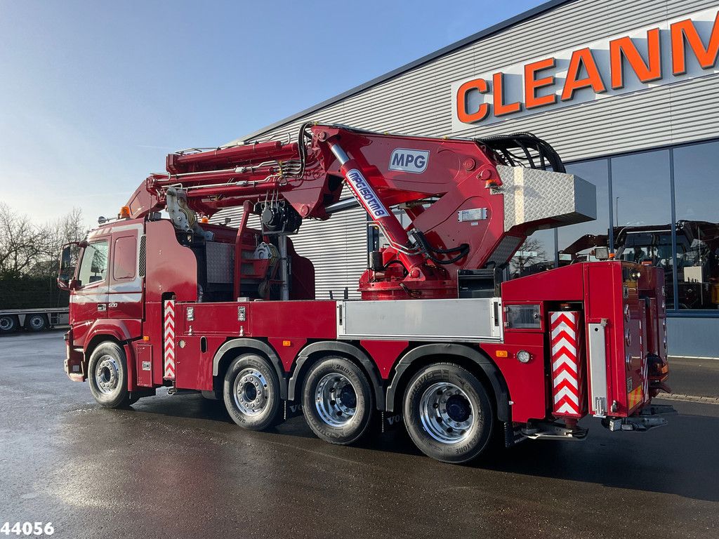 Volvo FMX 500 8x4 Euro 6 MPG 150 Tonmeter laadkraan Just 53.033 km!