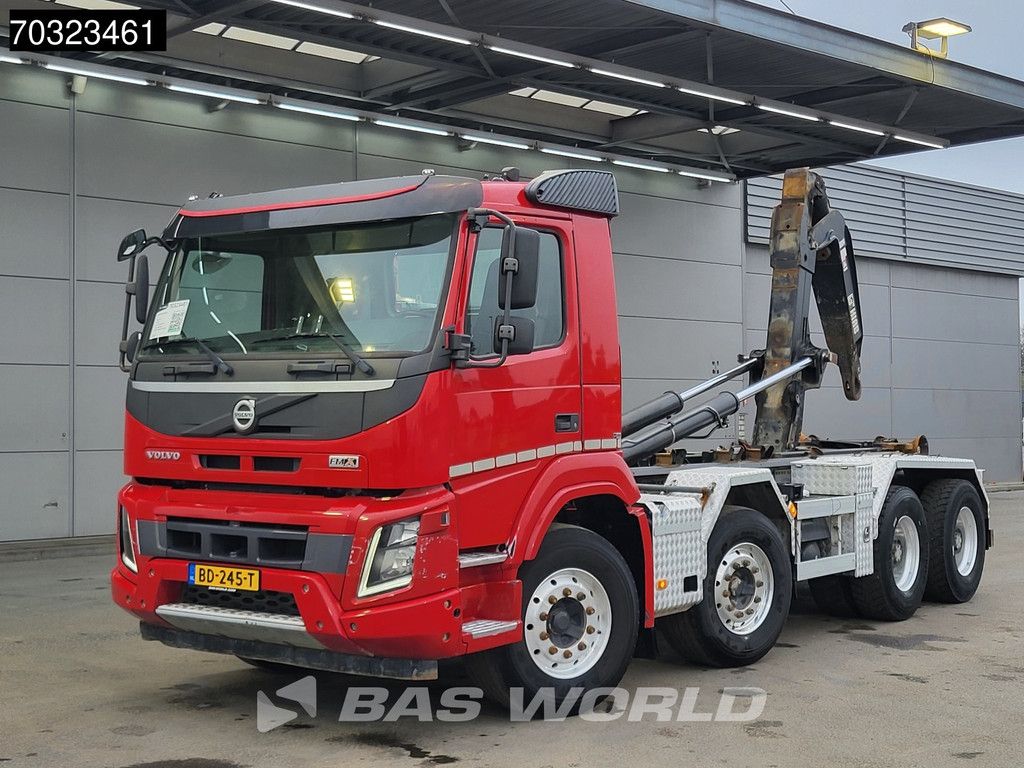 Volvo FMX 460 8X4 HIAB XR26Z56 containersystem Full Steel Big-Axle Retarder Euro 6