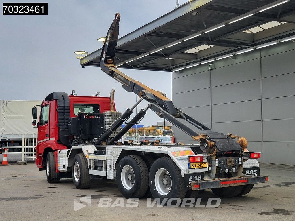 Volvo FMX 460 8X4 HIAB XR26Z56 containersystem Full Steel Big-Axle Retarder Euro 6