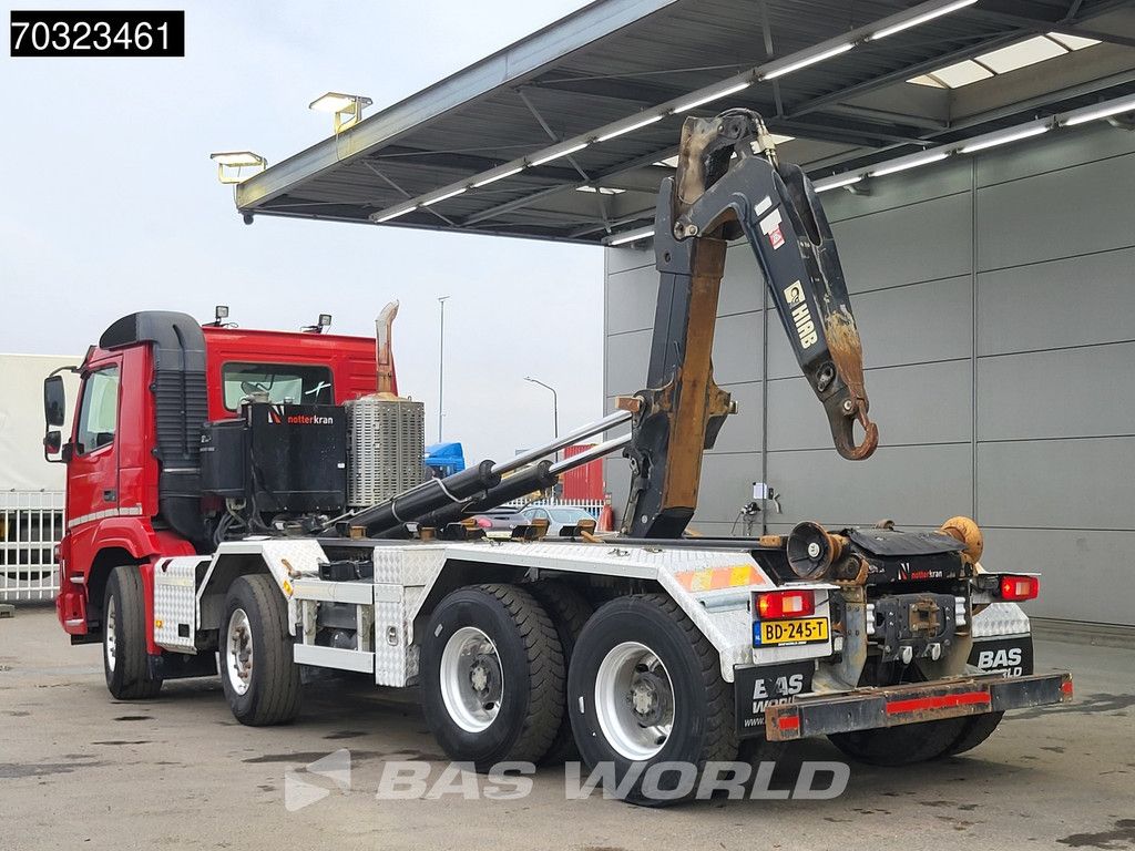 Volvo FMX 460 8X4 HIAB XR26Z56 containersystem Full Steel Big-Axle Retarder Euro 6