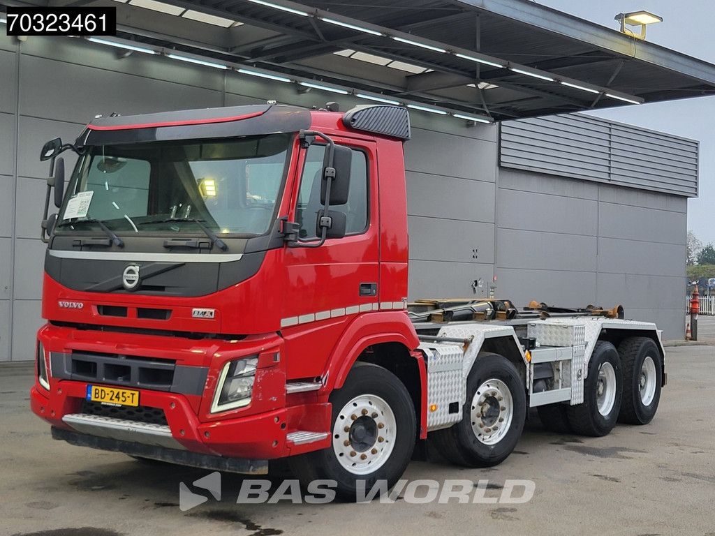 Volvo FMX 460 8X4 HIAB XR26Z56 containersystem Full Steel Big-Axle Retarder Euro 6