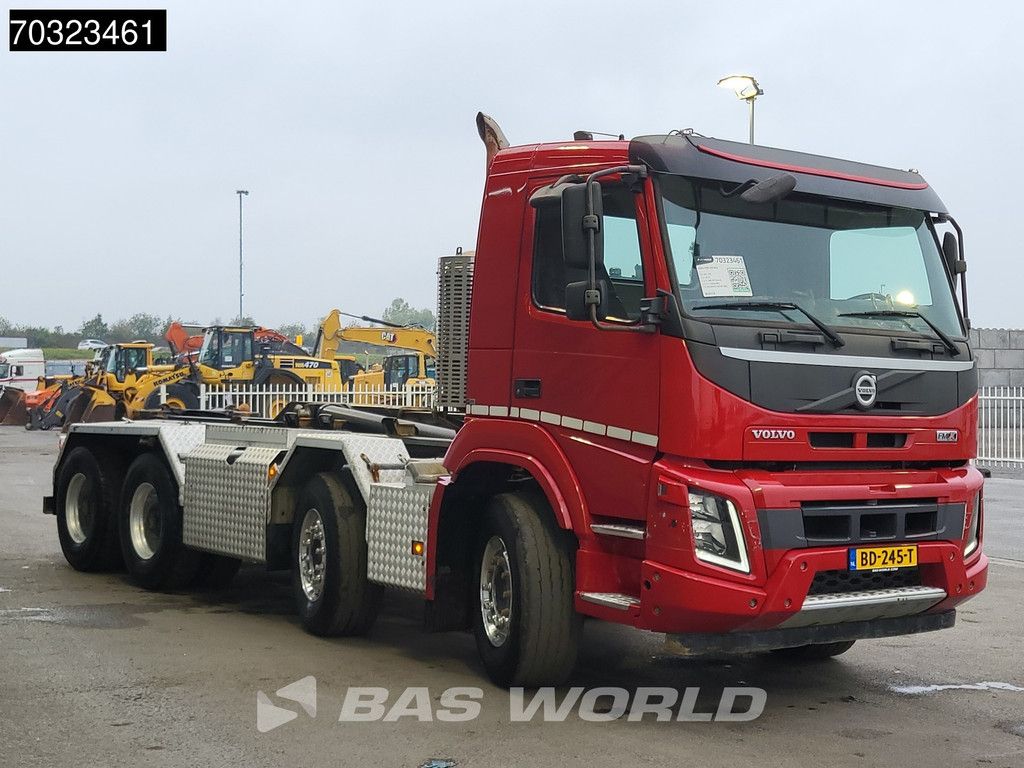 Volvo FMX 460 8X4 HIAB XR26Z56 containersystem Full Steel Big-Axle Retarder Euro 6