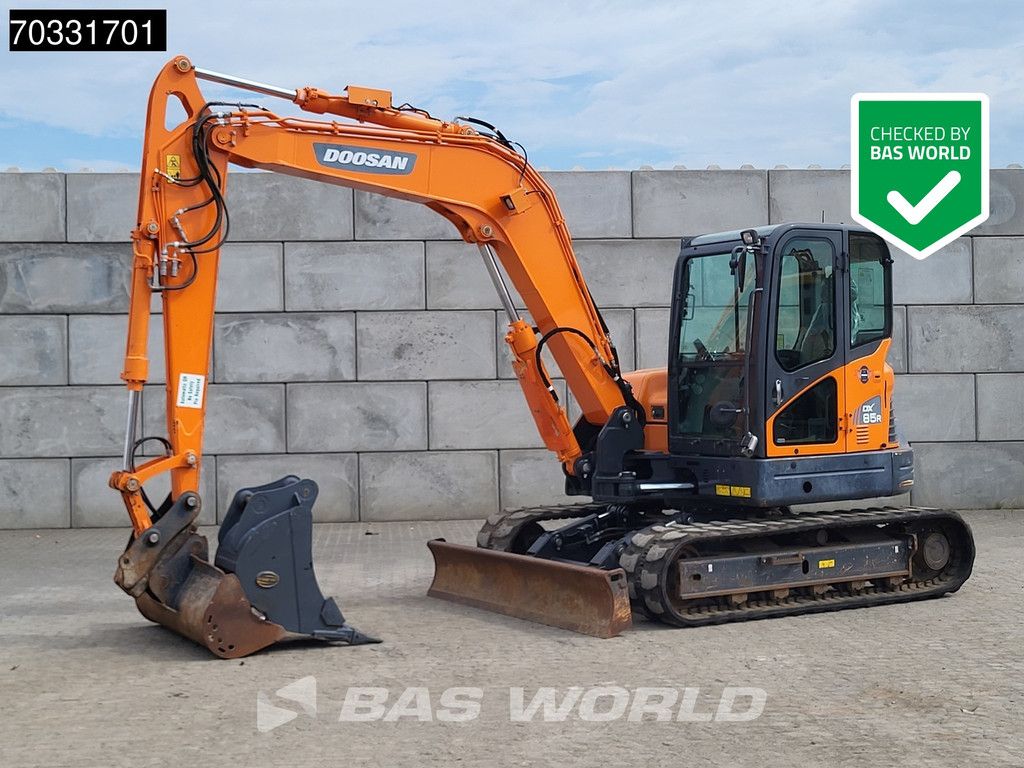 Doosan DX85 R-3 A/C - 2 Buckets