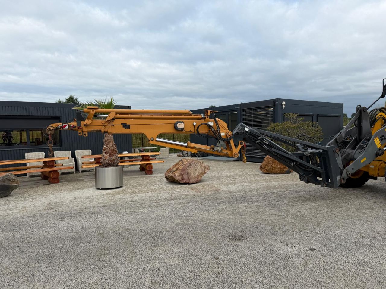Telescoopmast / jib shovel Volvo aansluiting