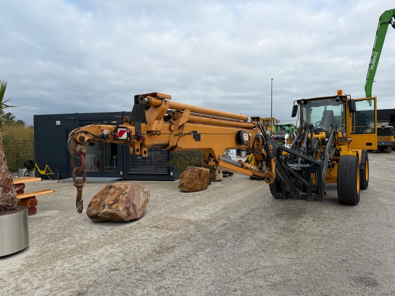 Telescoopmast / jib shovel Volvo aansluiting