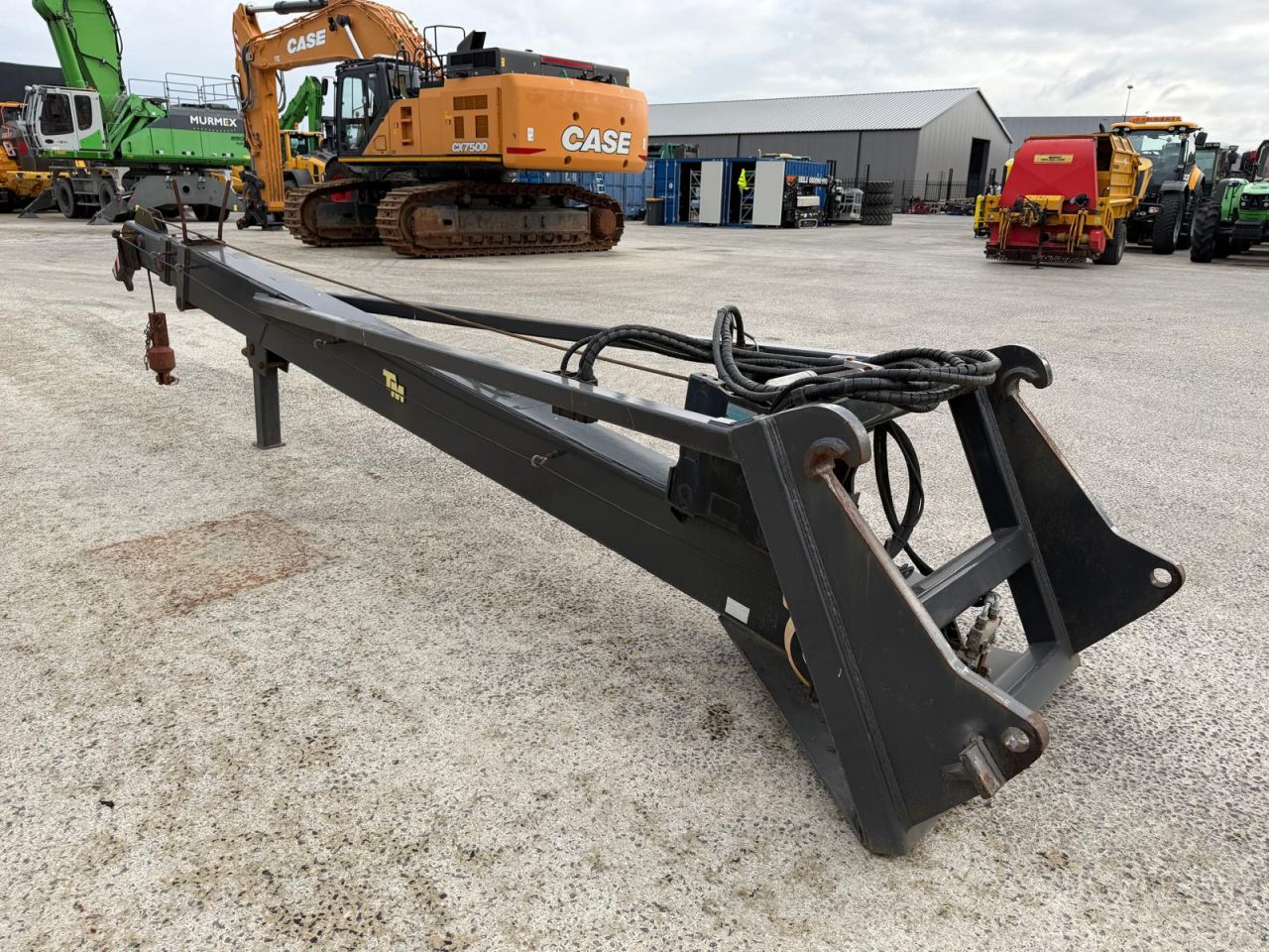 Telescoopmast / jib shovel + Lier