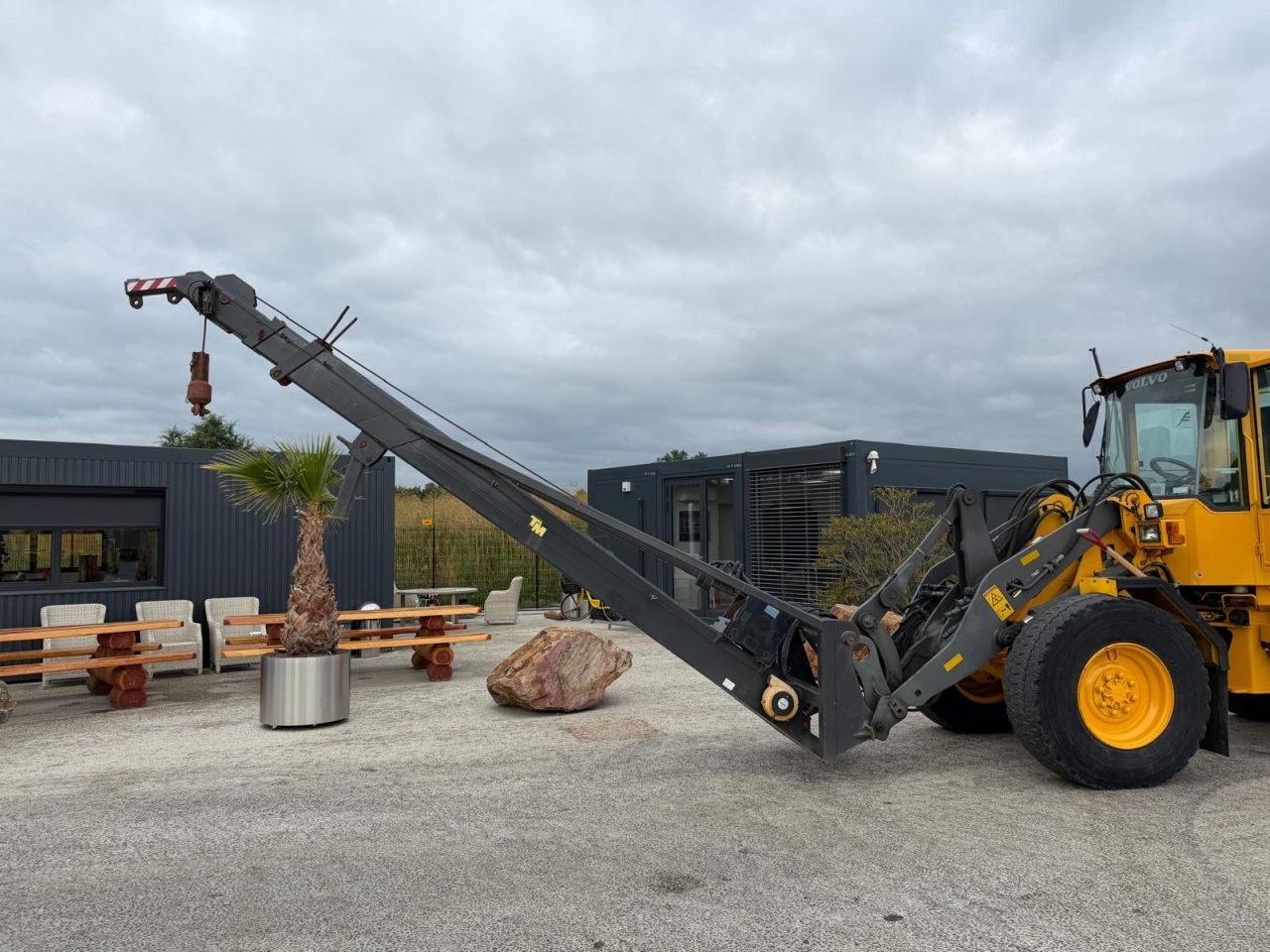 Telescoopmast / jib shovel + Lier