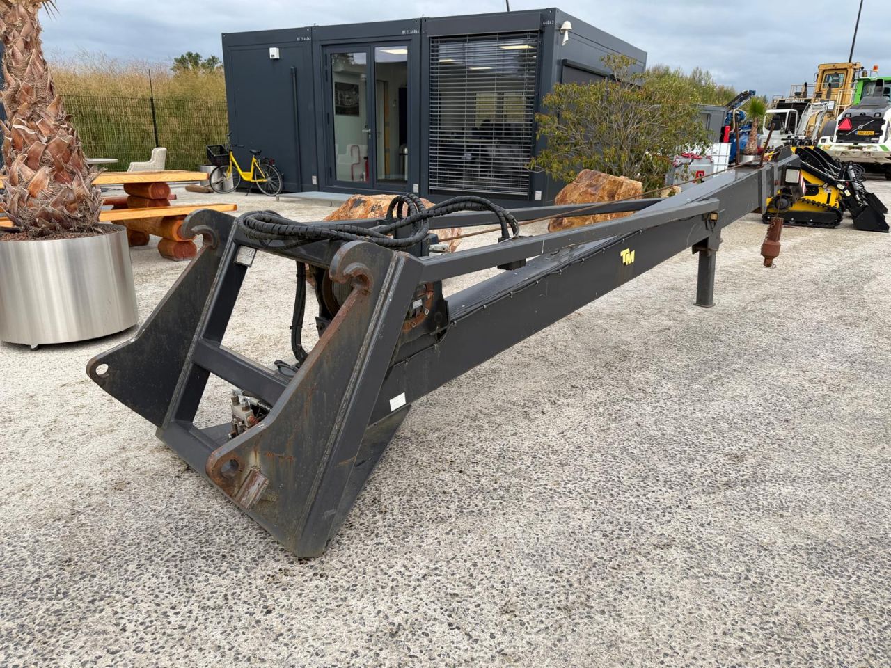 Telescoopmast / jib shovel + Lier