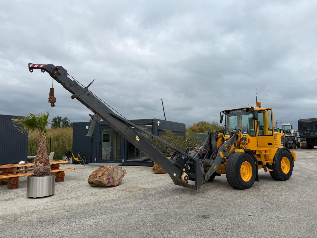 Telescoopmast / jib shovel + Lier