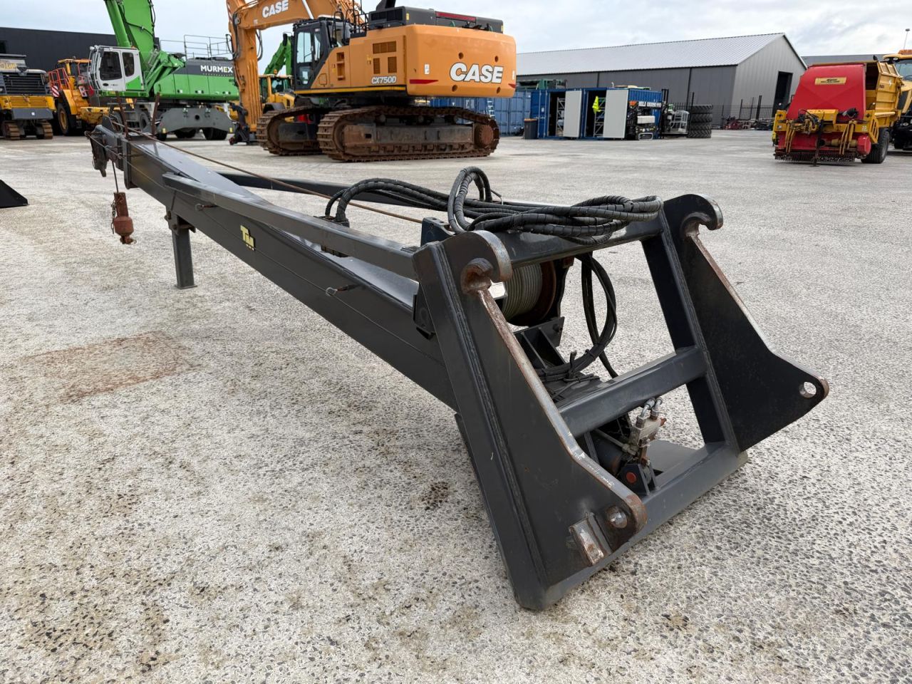 Telescoopmast / jib shovel + Lier