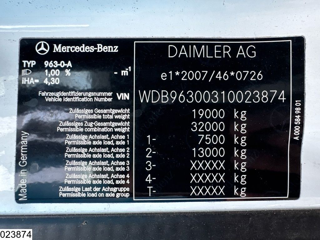 Mercedes Antos 1830 EURO 6, Dhollandia