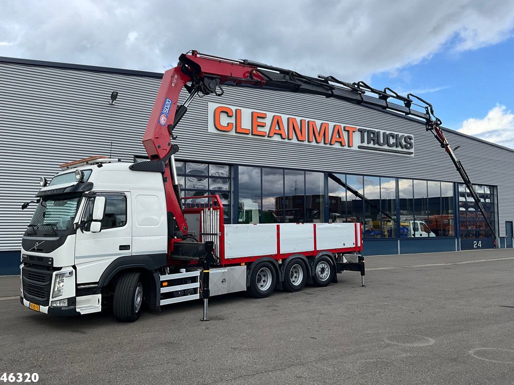 Volvo FM 500 Euro 6 HMF 50 Tonmeter laadkraan + Fly-Jib! Just 173.280 km!