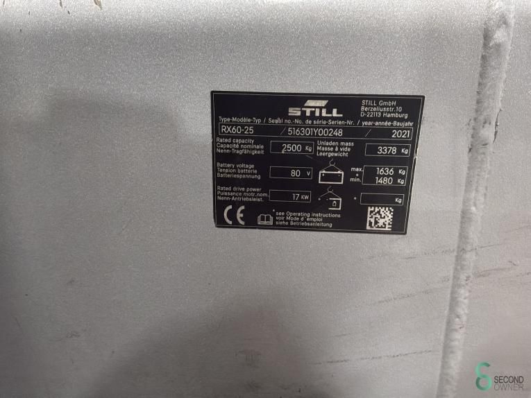 Forklifts Electric Still RX60-25 2021 Hours 6001