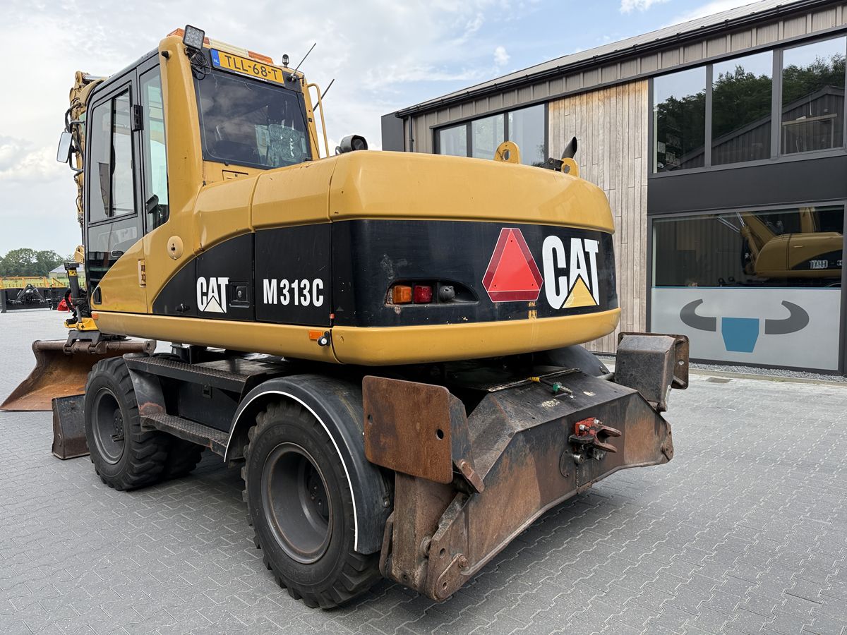 Gebruikte CATERPILLAR M313D mobiele kraan met airco