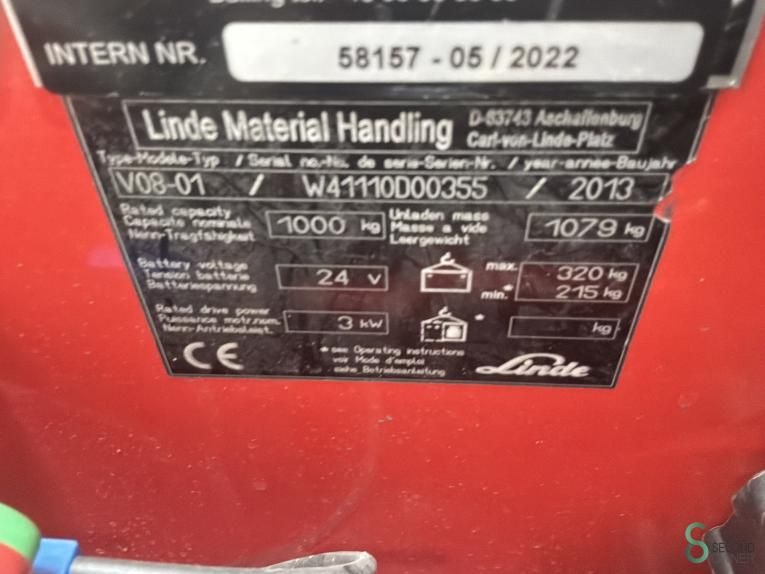 Stapelaars Elektrisch Linde V08-01 (1110) 2013