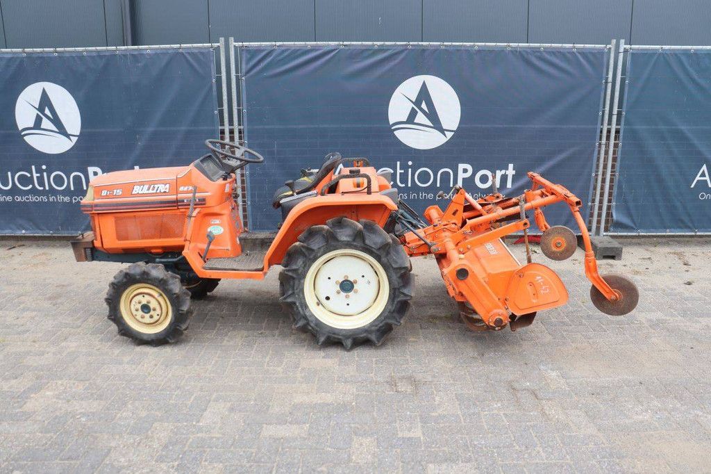 Mini tractor Kubota Bulltra B1-15 Diesel 15HP with cultivator