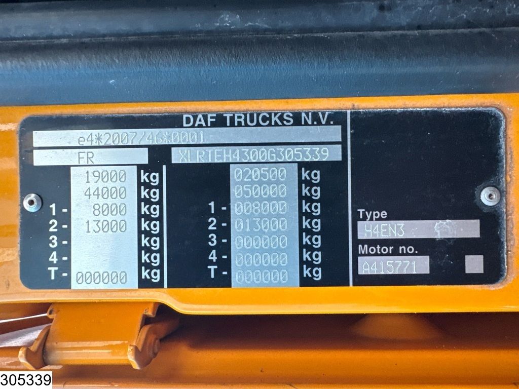 DAF XF 480 EURO 6d, ACC, Standairco