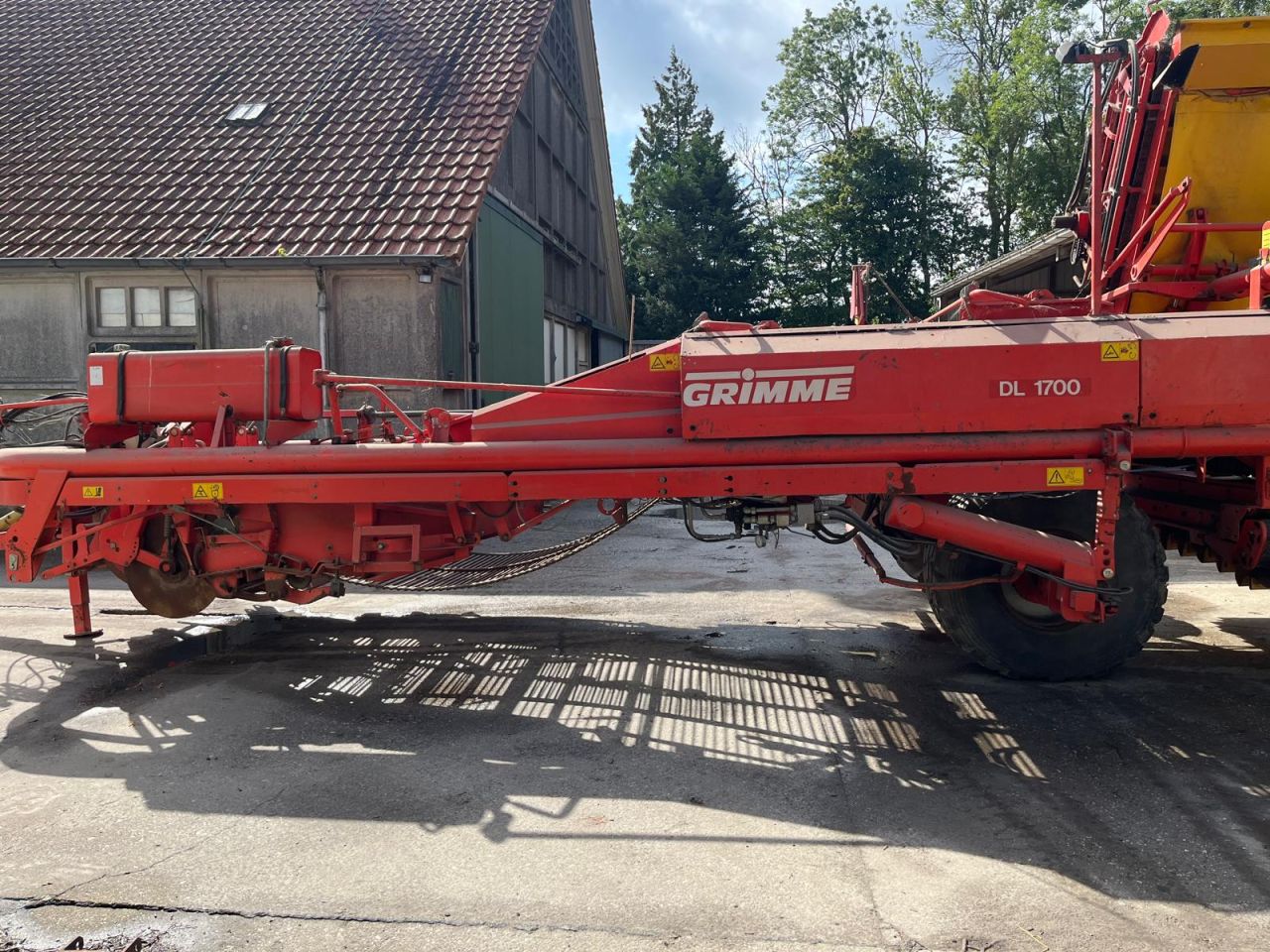 Getrokken aardappel rooier - Grimme DL 1700- rooimachine - pota
