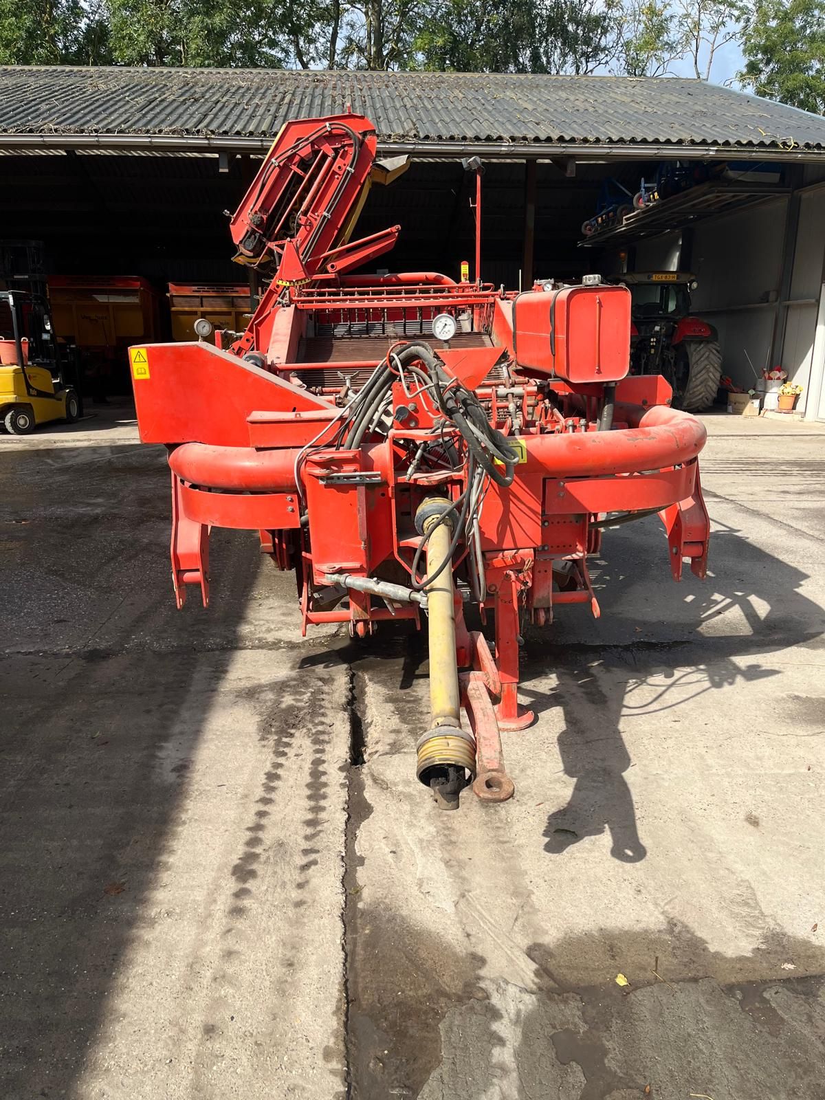 Getrokken aardappel rooier - Grimme DL 1700- rooimachine - pota