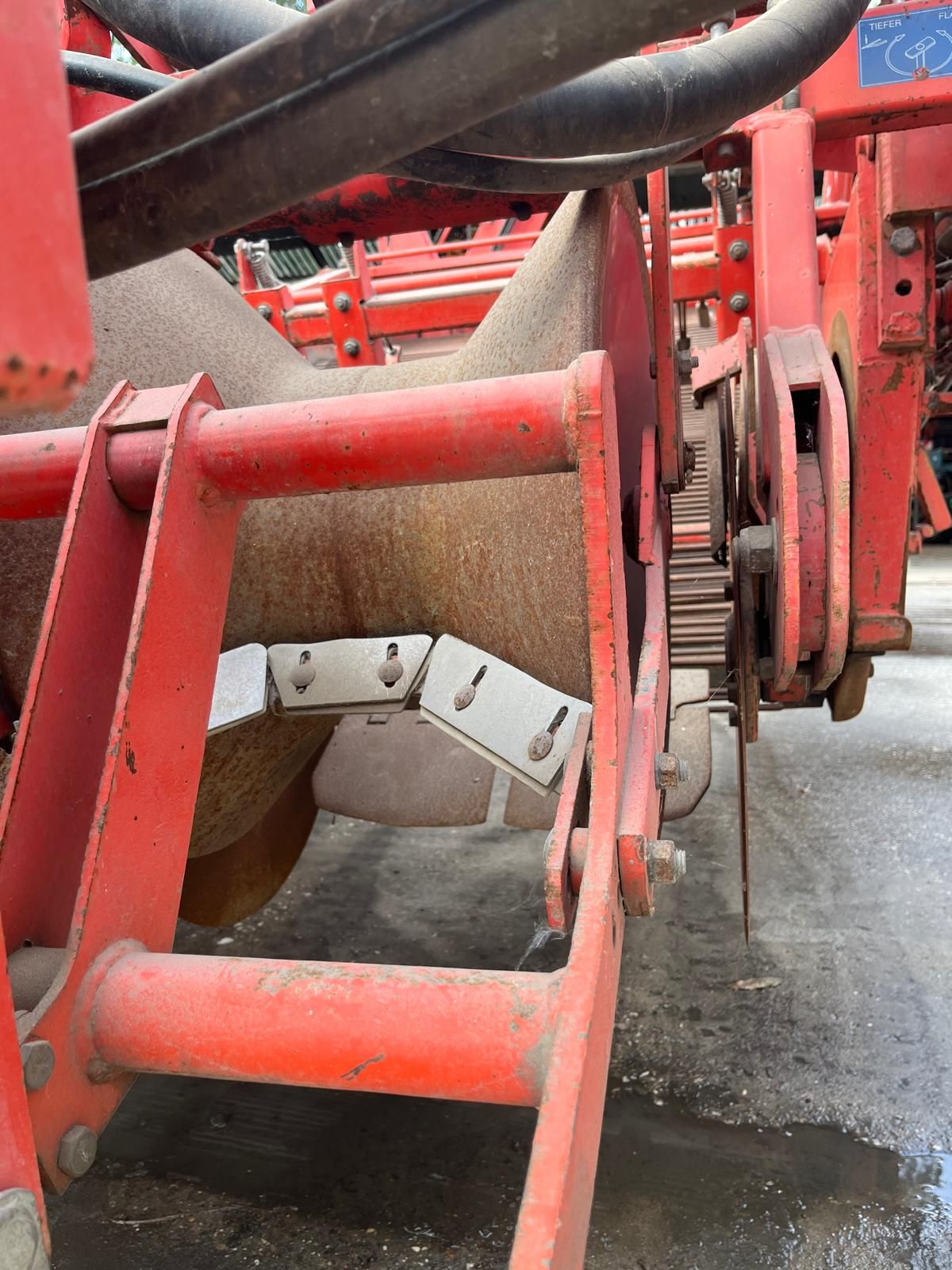 Getrokken aardappel rooier - Grimme DL 1700- rooimachine - pota