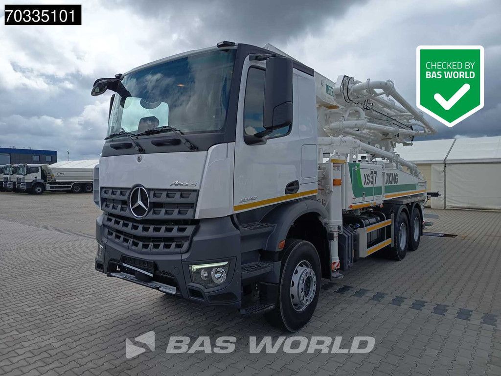 Mercedes Arocs Arocs 2840 6X4 NEW! 36 mtrs XCMG XS37 concrete pump Full steel Big-Axle Euro 6