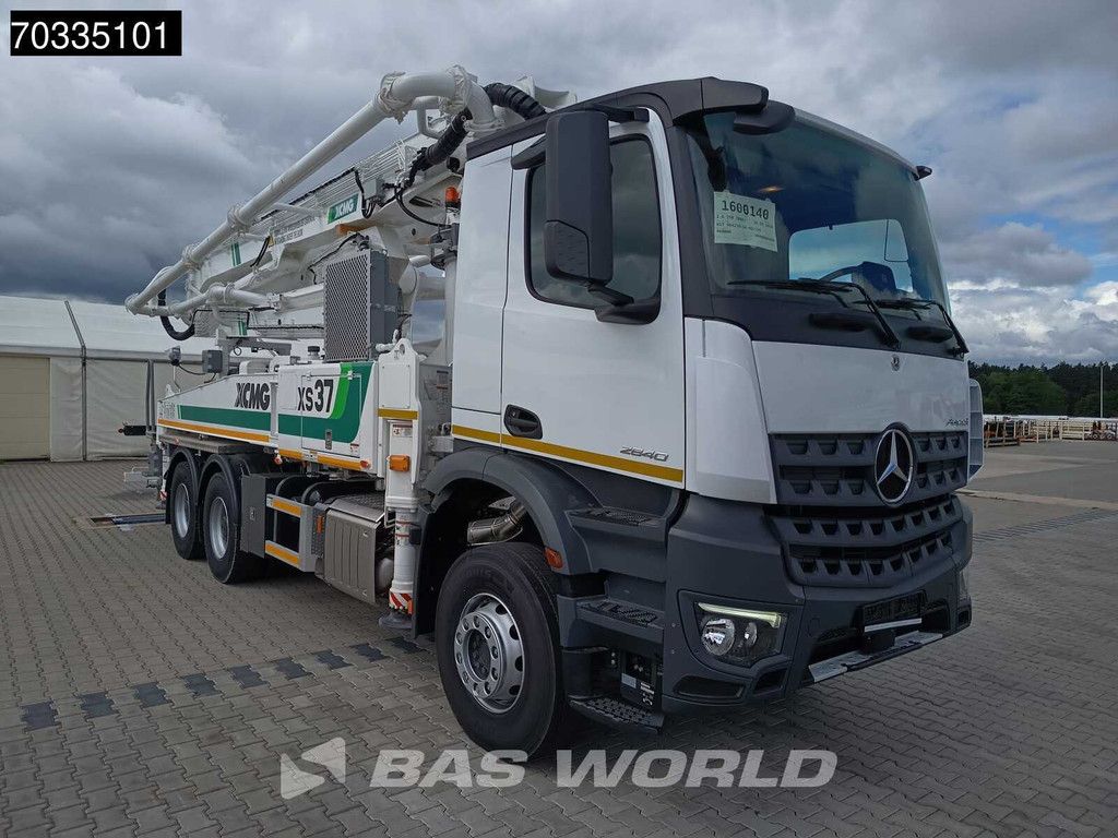 Mercedes Arocs Arocs 2840 6X4 NEW! 36 mtrs XCMG XS37 concrete pump Full steel Big-Axle Euro 6