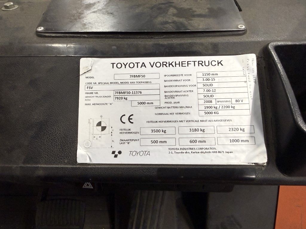 TOYOTA 7FBMF50