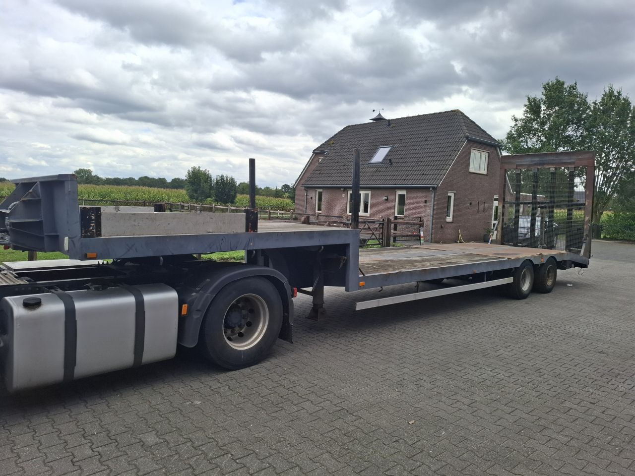 Nooteboom dieplader oplegger
