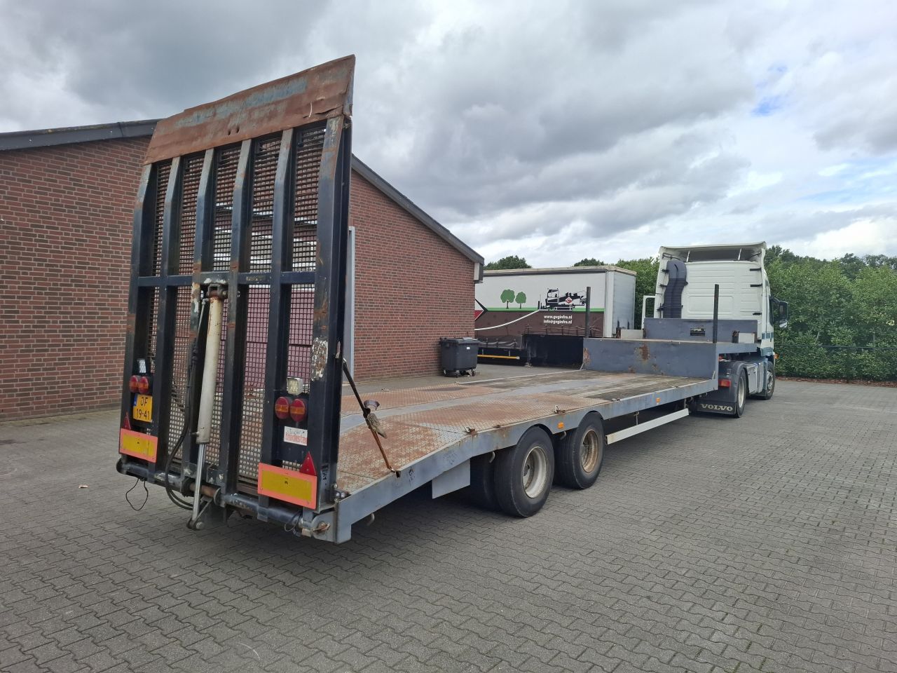 Nooteboom dieplader oplegger