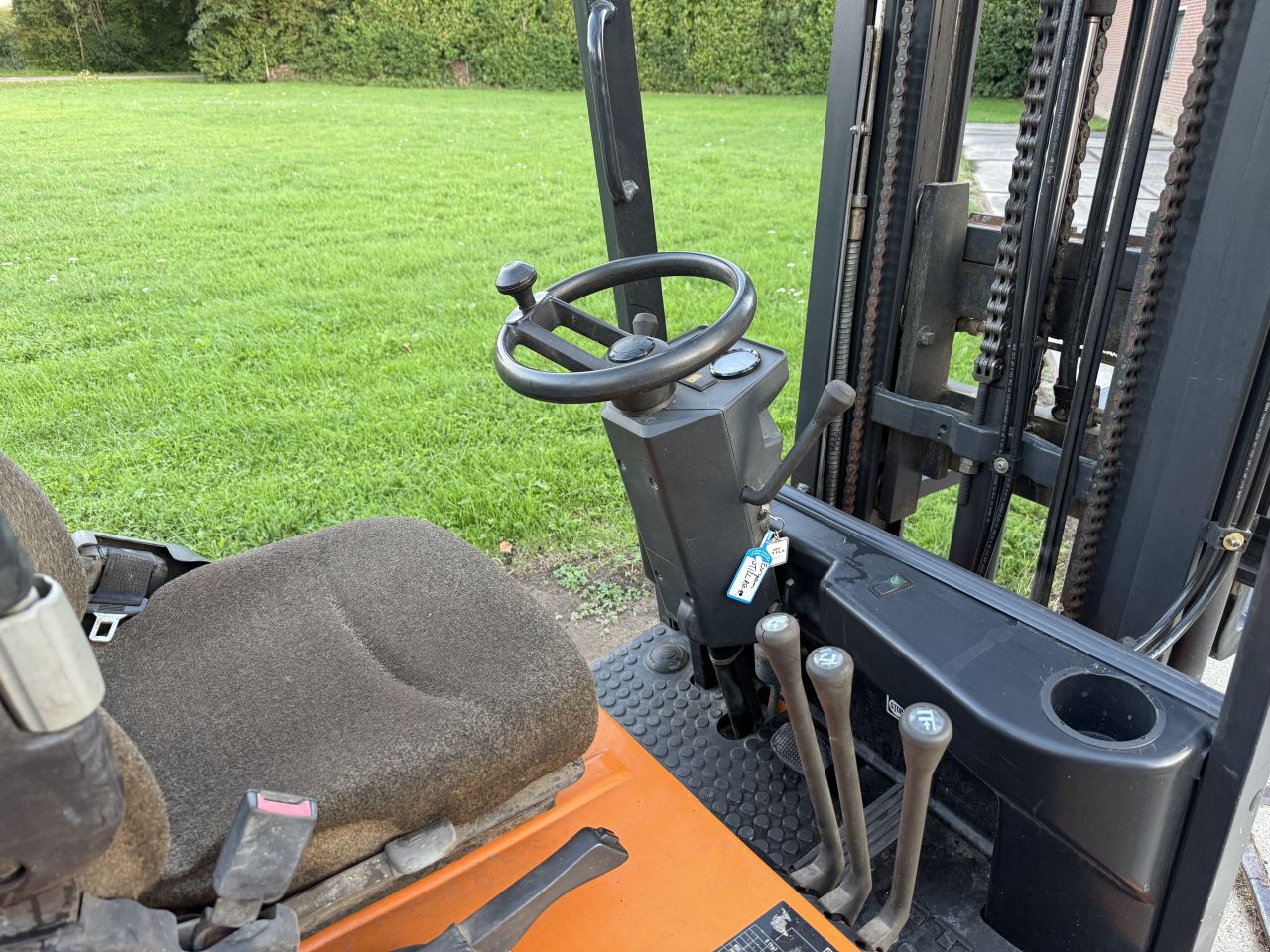 Still 1500KG elektrisch 3-delige mast 5M freelift Sideshift