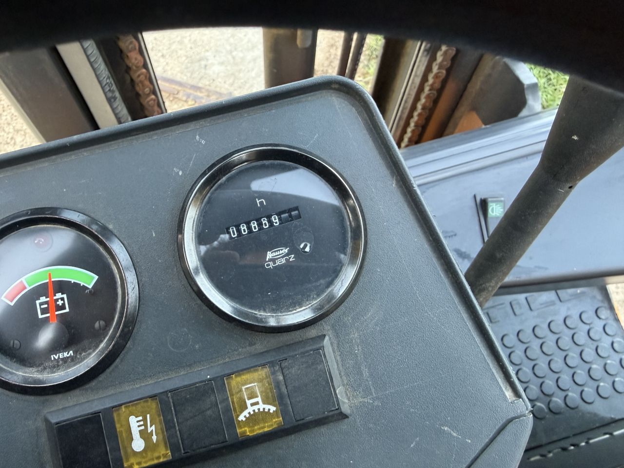 Still 1500KG elektrisch 3-delige mast 5M freelift Sideshift