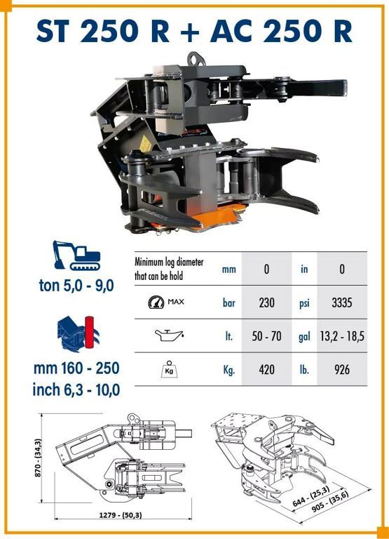 Agriforest ST250 boomknipper boomschaar