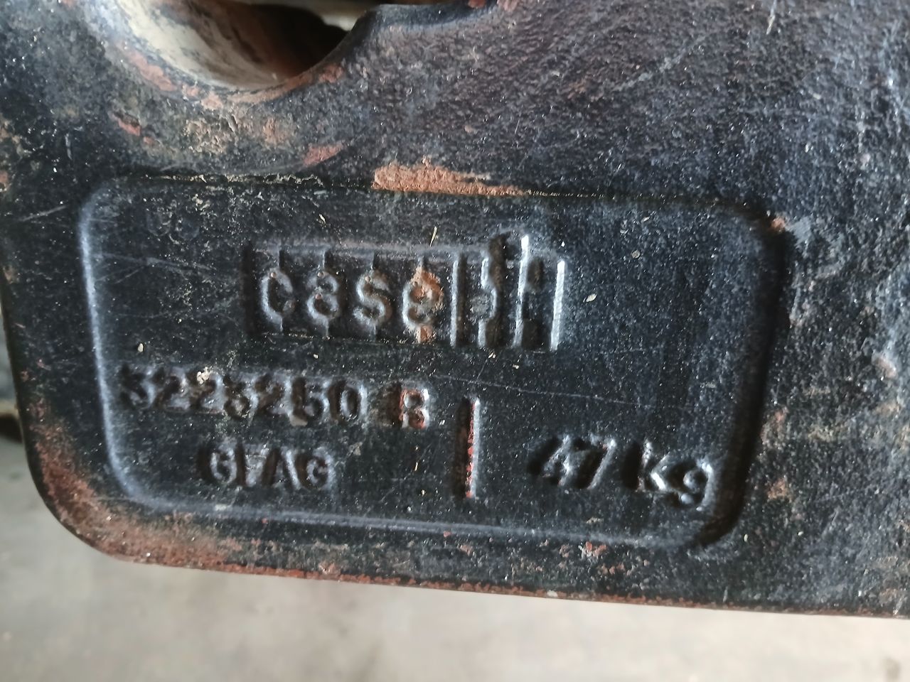Case gewichten 47 kilo