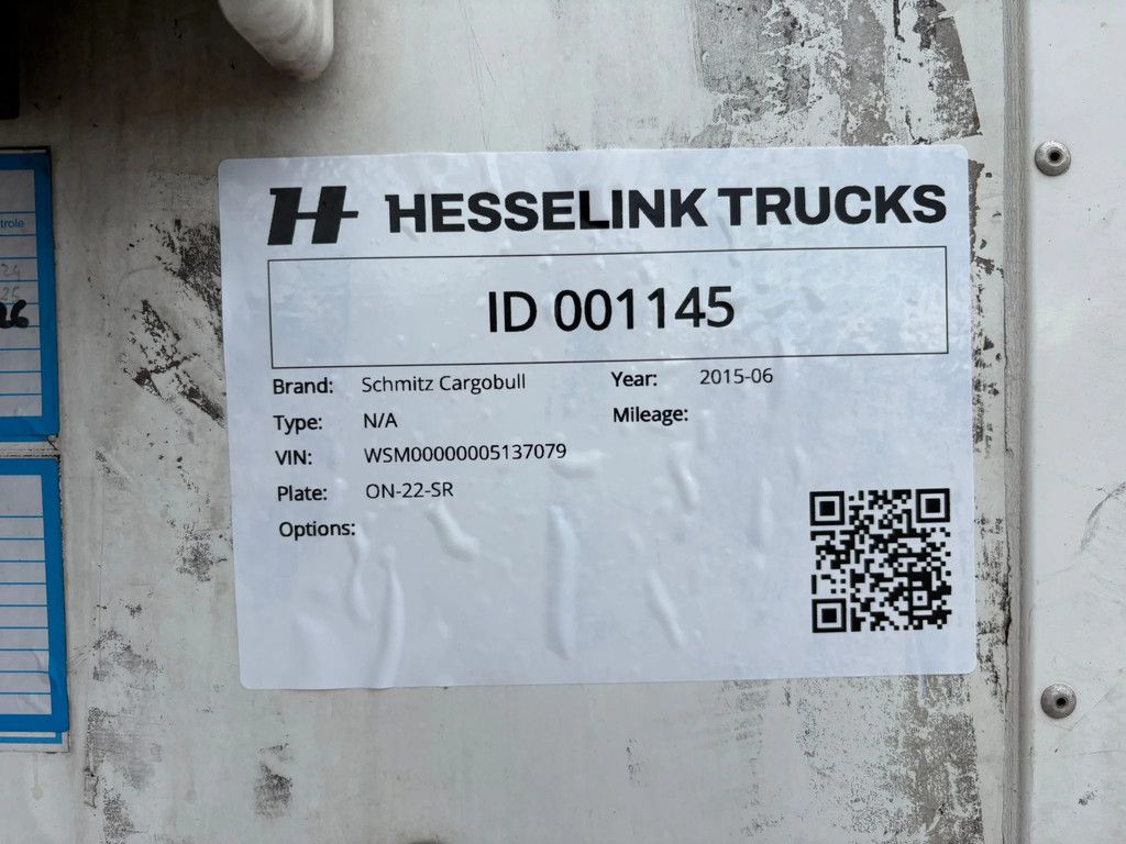 Schmitz Cargobull N/A Carrier Vector 1550 D+E 250H 265B APK/TUV 05-2027
